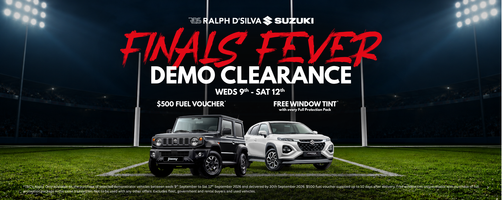 ralph dsilva suzuki demo demonstrator sale clearance
