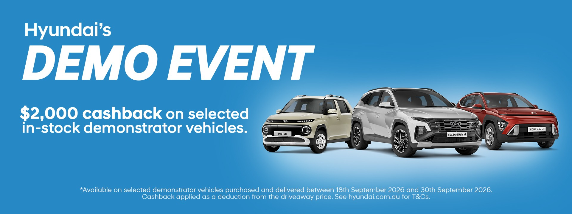 Inverell Hyundai - Demo Event