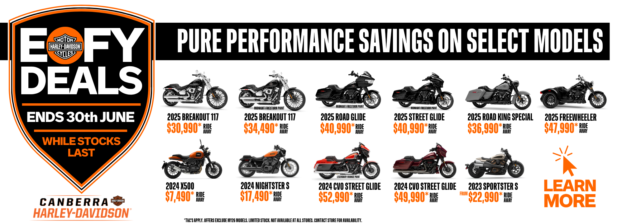 EOFY Deals - Pure Performance Savings