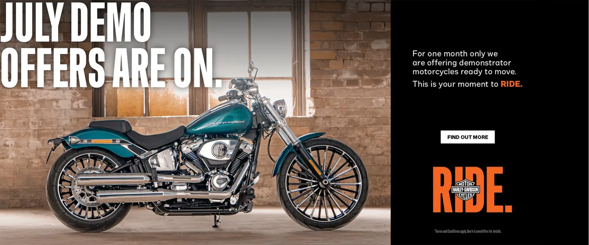 Victory Lane Motorcycles - July Demo Offer