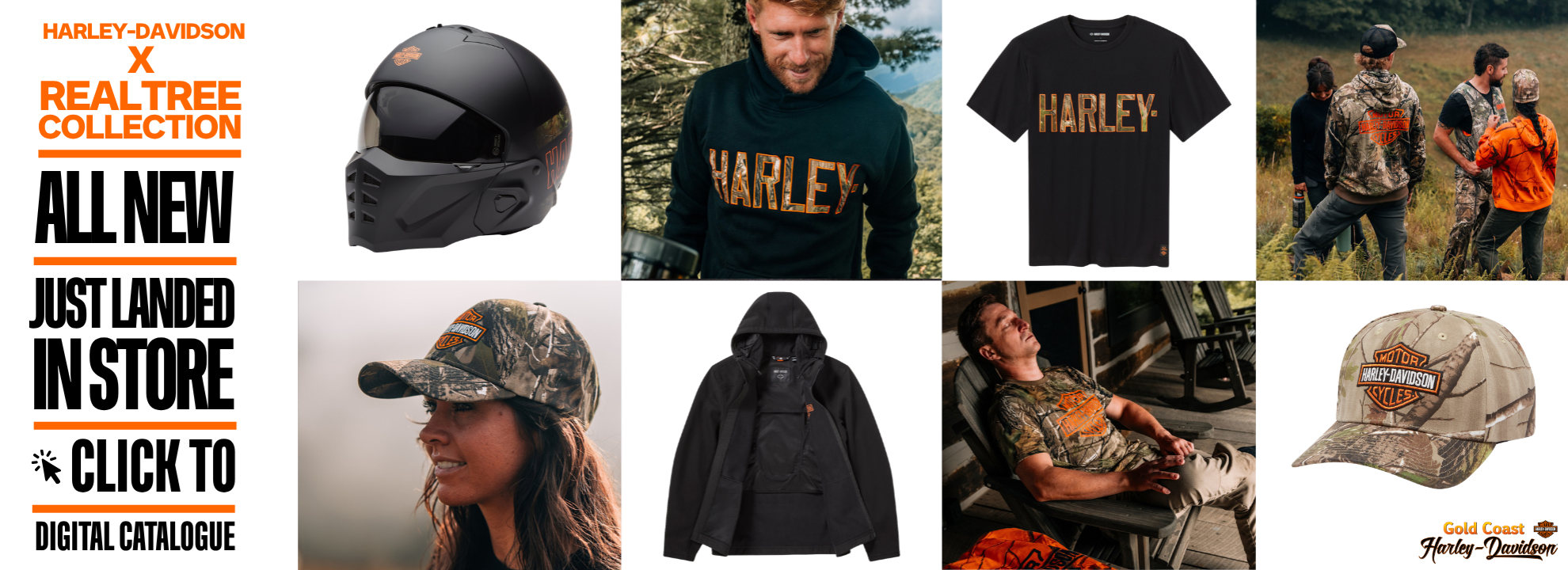 Realtree x H-D Apparel Catalogue