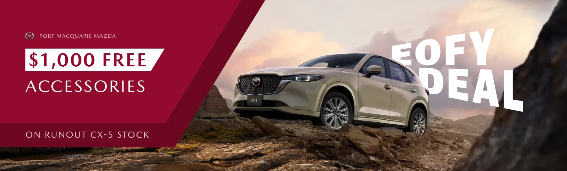 EOFY CX-5 $1,000 free accessories