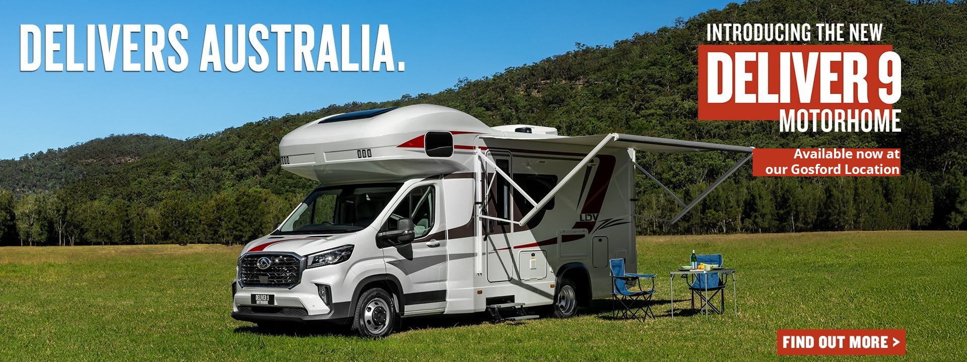 Deliver 9 RV available at Brian Hilton Gosford