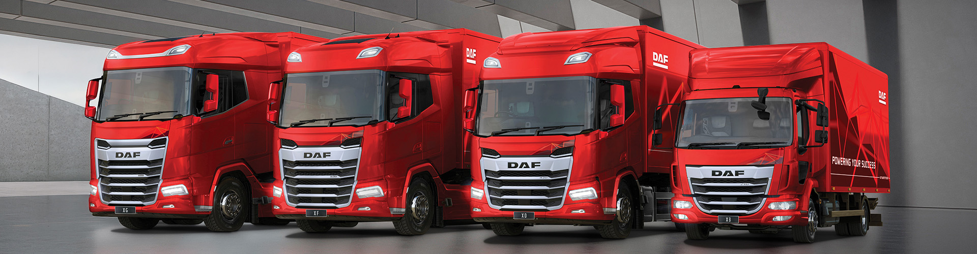 DAF Trucks at Brown and Hurley
