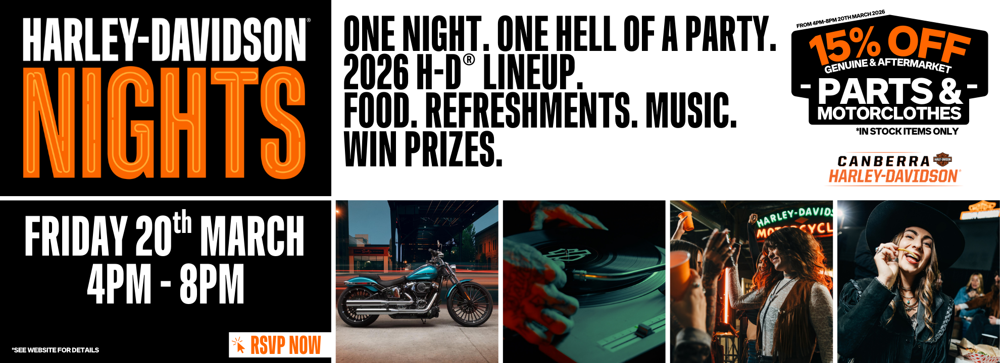 Harley-Davidson Nights Friday 20th March 