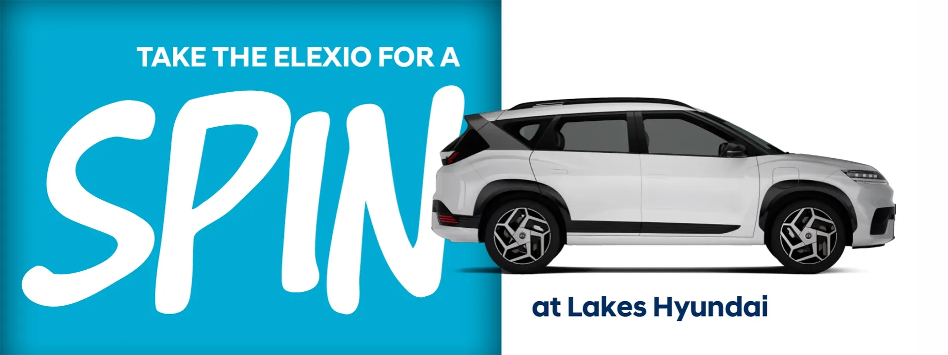 Take the Elexio for a spin at Lakes Hyundai