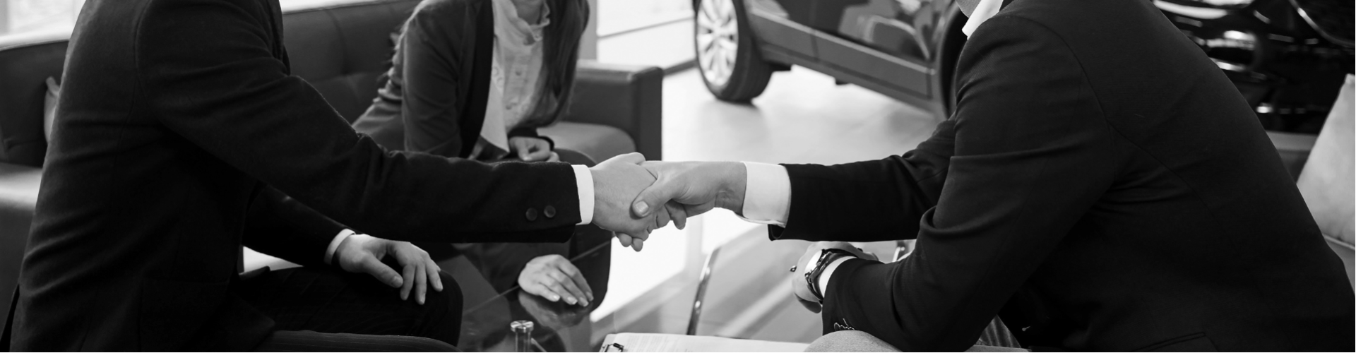 Two people doing a hand shake