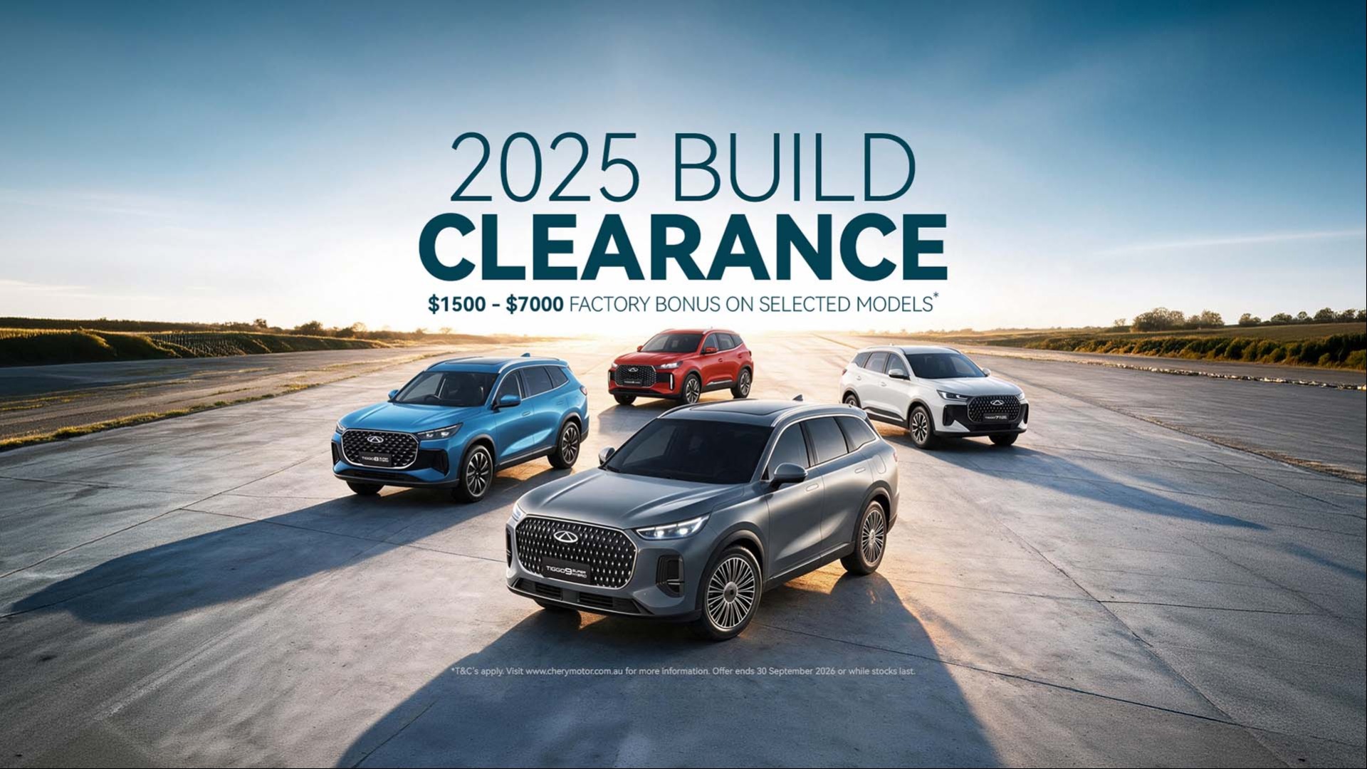 2025 Build Clearance