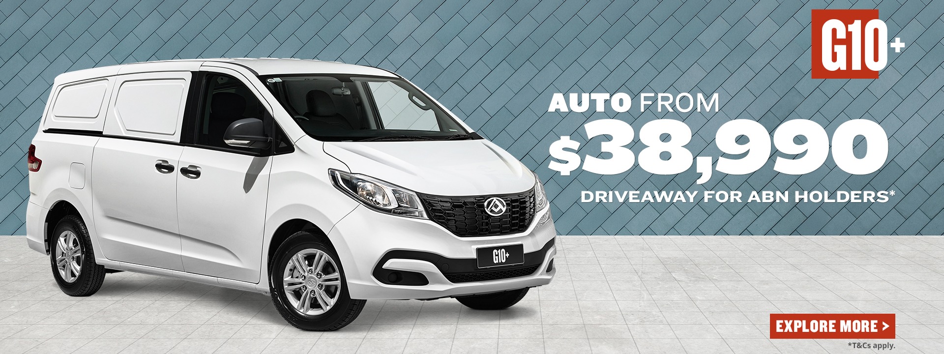 LDV G10 Van Runout Offer