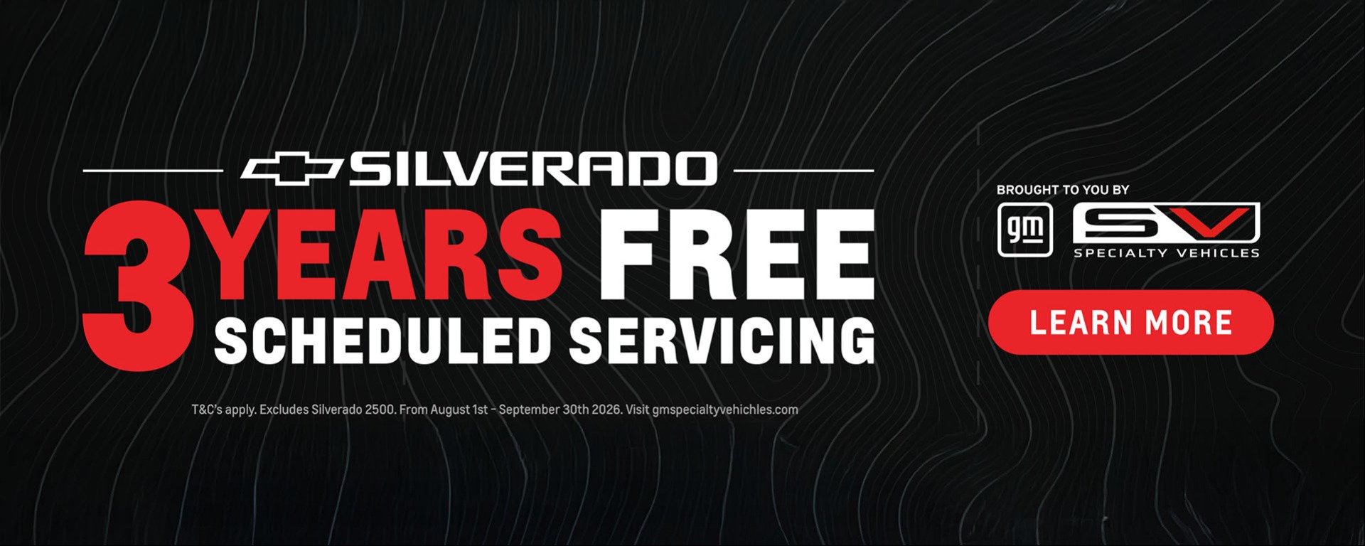 Adelaide City GMSV - 3 Years Free Scheduled Servicing